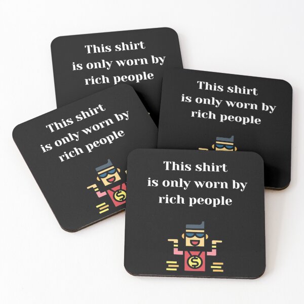 Item preview, This shirt is only worn by rich people back to school Motivation Quote designed and sold by namipaliso.
