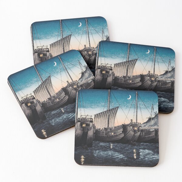 Item preview, Junks In Inatori Bay by Hiroaki TakahashiJunks In Inatori Bay designed and sold by BossyCatHome.
