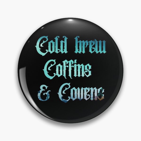 Item preview, Halloween Shirt Cold Brew, Coffins & Covens Shirt Halloween Outfit Fall Shirt designed and sold by biwdrawing.