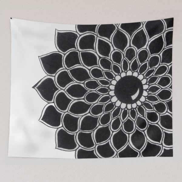 Item preview, Black Mandala  designed and sold by artesiaKT.