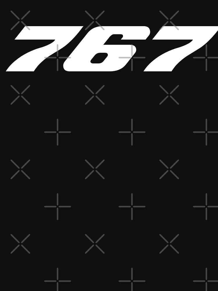 Thumbnail 7 of 7, Classic T-Shirt, 767 Seven-Six-Seven designed and sold by AvGeekCentral.
