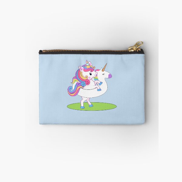 Item preview, Cute Rainbow Unicorn with Unicorn Floatie designed and sold by NadyaCC.