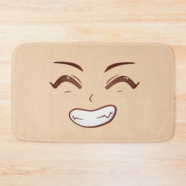 Item preview, Happy eyes, grinning sharp teeth. Kawaii anime smirking face. designed and sold by yashik.