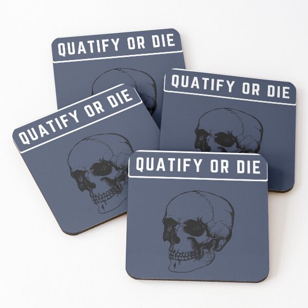 Item preview, Skull Quatify or die  designed and sold by Yellogo.