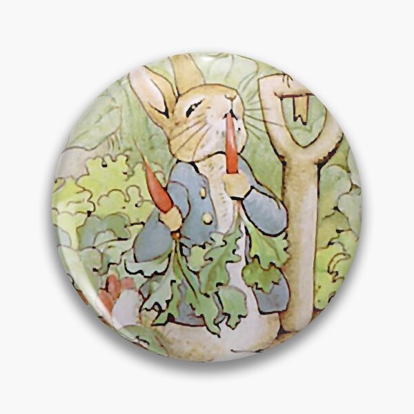 Item preview, Peter Rabbit eating carrots designed and sold by HOLISTXNATURAL.