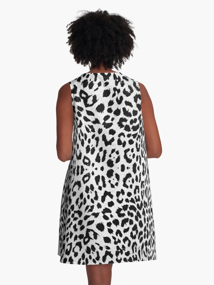 White cheetah print on sale dress