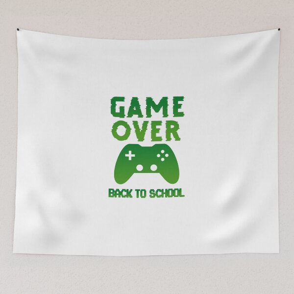 Item preview, Game Over Back to school | Gaming back to school designed and sold by DynastyArt.