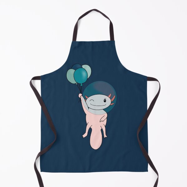 Item preview, Astrolotl - Cute axolotl astronaut floating with balloons - funny and cute designed and sold by Patrick Gervacio.