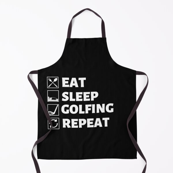 Item preview, Eat sleep golfing repeat designed and sold by Hoetoons.