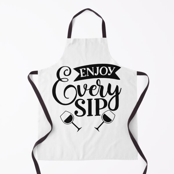 Item preview, Enjoy Every Sip. Funny Wine Lover Design. designed and sold by That Cheeky Tee.
