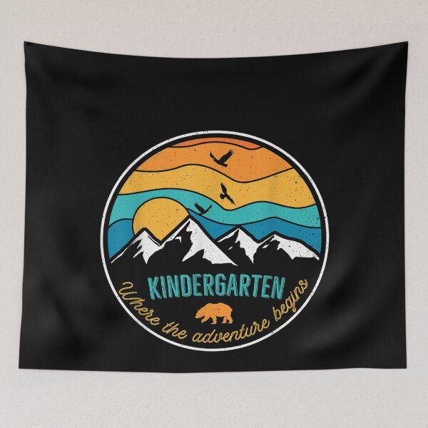 Item preview, Kindergarten Where The Adventure Begins  Teacher Kids  designed and sold by CadellShop.