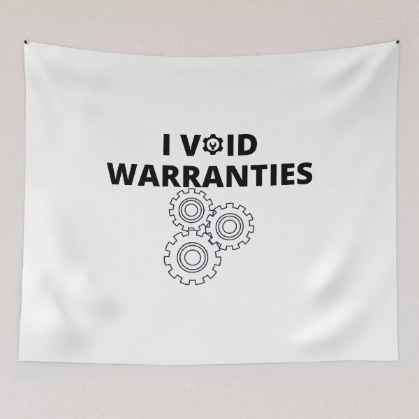 Item preview, I void warranties | mechanic humour designed and sold by teez4dayz.