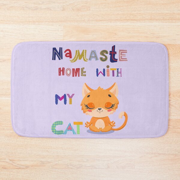 Item preview, Namaste At Home With My Cat designed and sold by Perceptible.