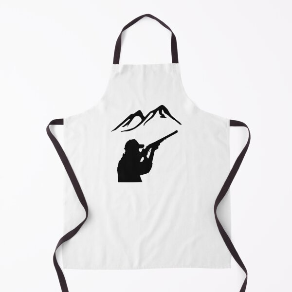 Item preview, Silhouette Of Mountains And A Hunter Shooting A Gun designed and sold by Oaks Creations.