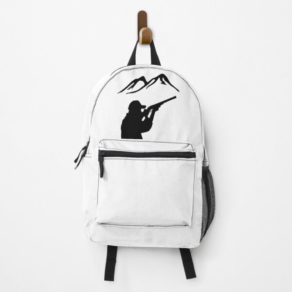 Item preview, Silhouette Of Mountains And A Hunter Shooting A Gun designed and sold by Oaks Creations.