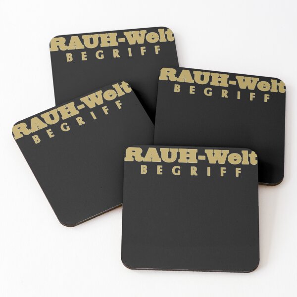 Item preview, RWB Rauh Welt Begriff Gold Logo designed and sold by HOLISTXNATURAL.