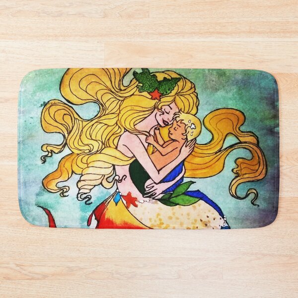 Item preview, Super Hero Mermaid designed and sold by LataArtStudio.