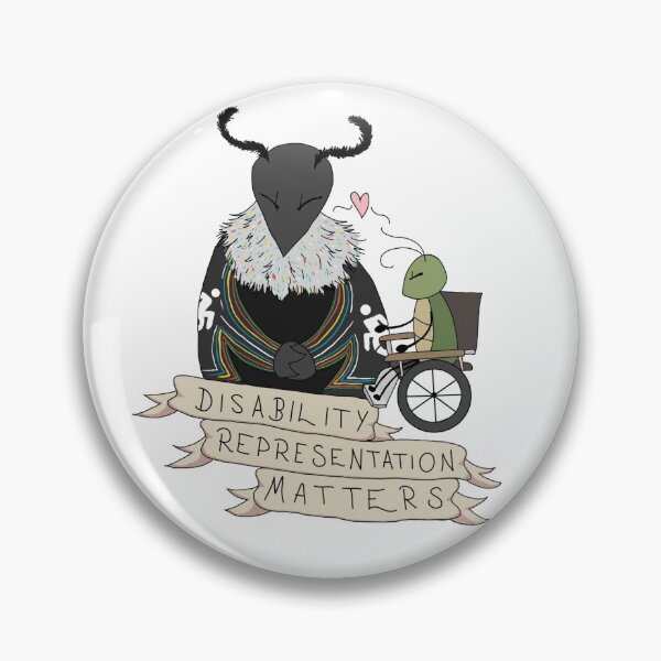 Item preview, Disability Pride Moth designed and sold by LexiLou42.