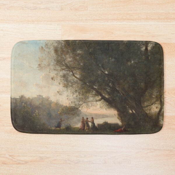 Item preview, Dance under the Trees at the Edge of the Lake - Jean-Baptiste-Camille Corot designed and sold by Vivanne-art.