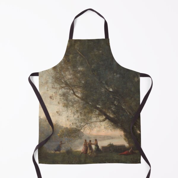 Item preview, Dance under the Trees at the Edge of the Lake - Jean-Baptiste-Camille Corot designed and sold by Vivanne-art.