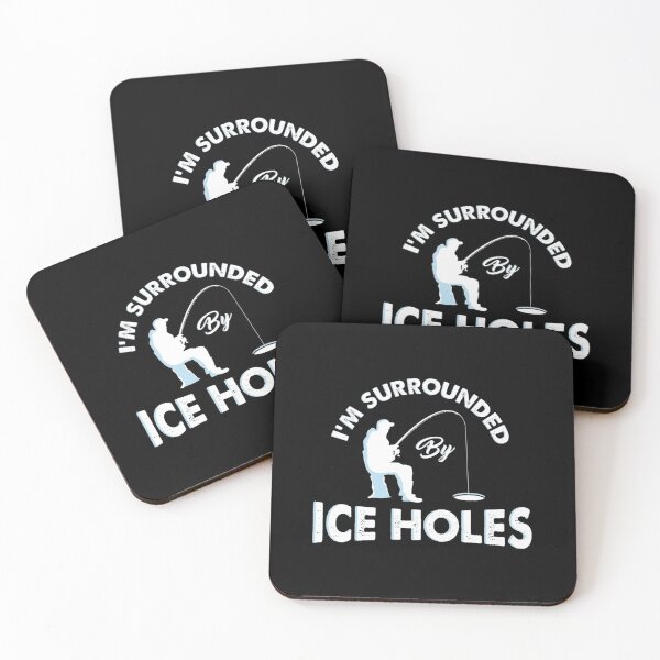 Item preview, Fishing T Shirt Funny Ice Fishing - I'M Surrounded By Ice Holes Tee Gifts designed and sold by tamezleida.