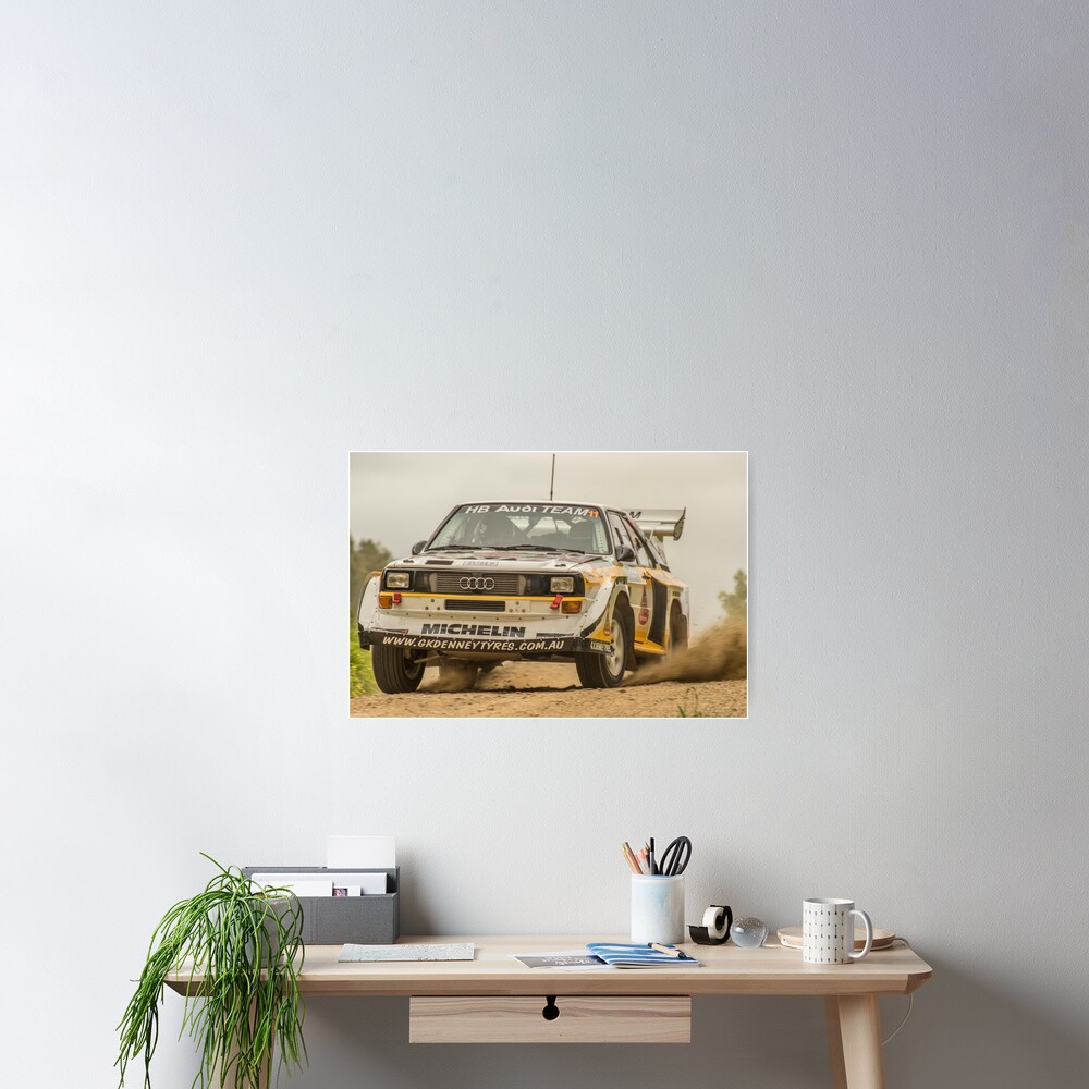 Audi Quattro S1 E2 Replica - Lightforce Rally SA 2016 Poster