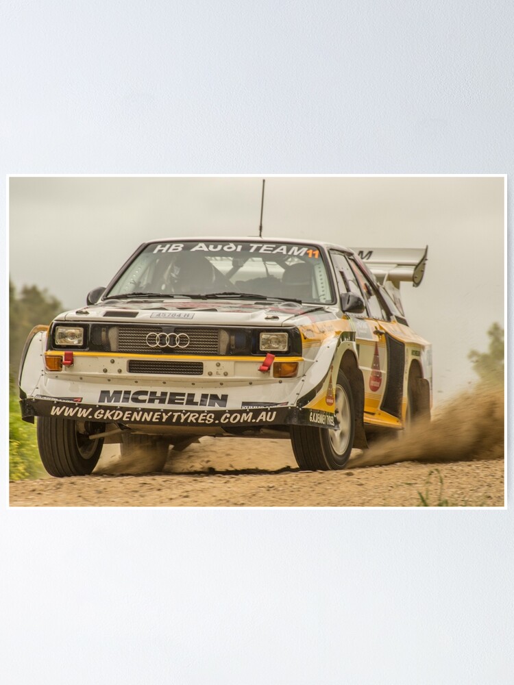 Alternate view of Audi Quattro S1 E2 Replica - Lightforce Rally SA 2016 Poster