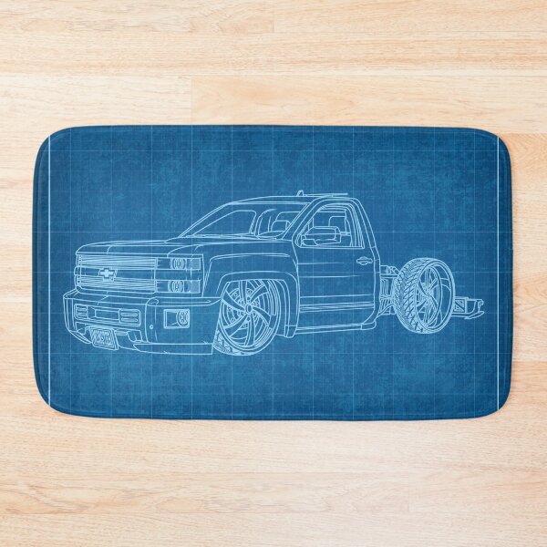 Artikelvorschau, Chevrolet Silverado Street Truck Blaupause entworfen und verkauft von JDM Guyvit.