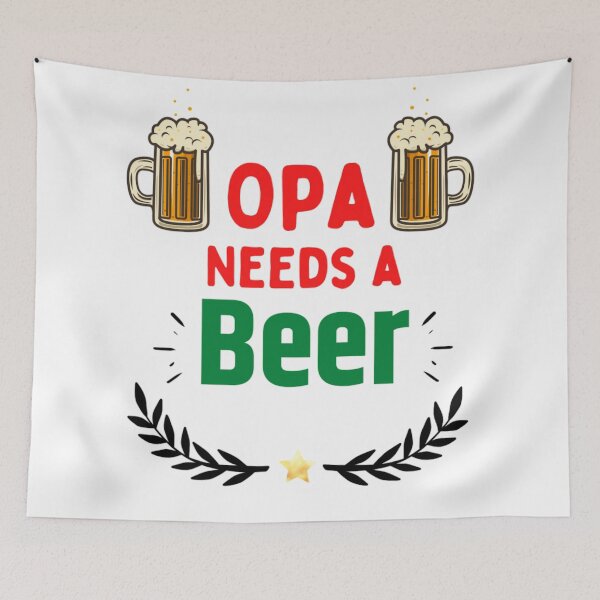 Item preview, Funny Opa Needs A Beer For Oktoberfest - Beer Lovers designed and sold by chetan786.