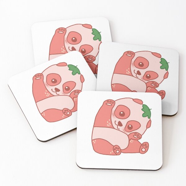 Item preview, Panda de fresa designed and sold by Abelicitty.
