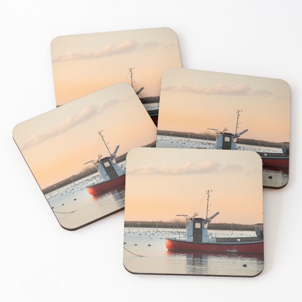 Item preview, Fishing Boats at Sunset designed and sold by Robert Lacy.