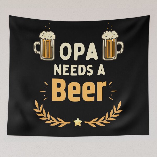 Item preview, Funny Opa Needs A Beer For Oktoberfest - Beer Lovers designed and sold by chetan786.