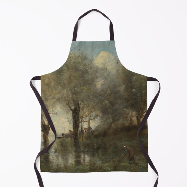 Item preview, Jean-Baptiste-Camille Corot - A Pond in Picardy designed and sold by Vivanne-art.