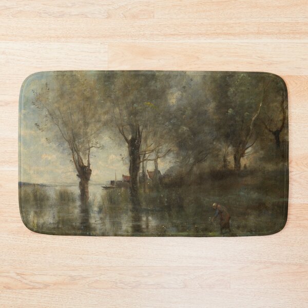 Item preview, Jean-Baptiste-Camille Corot - A Pond in Picardy designed and sold by Vivanne-art.