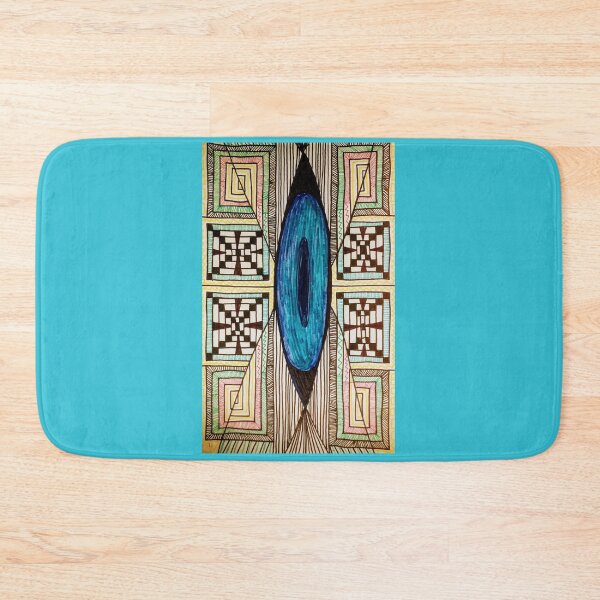 Item preview, ADHD Doodle Turquoise Abyss designed and sold by -poetess-.