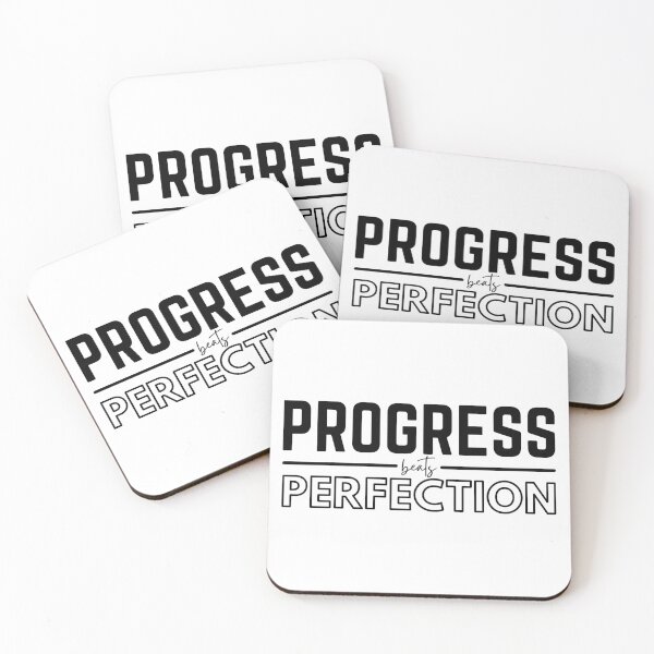 Item preview, Progress Beats Perfection designed and sold by cafeteeria.