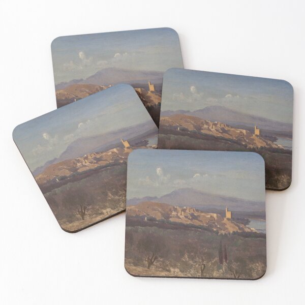 Item preview, Jean-Baptiste-Camille Corot - Villeneuve - les Avignon designed and sold by Vivanne-art.