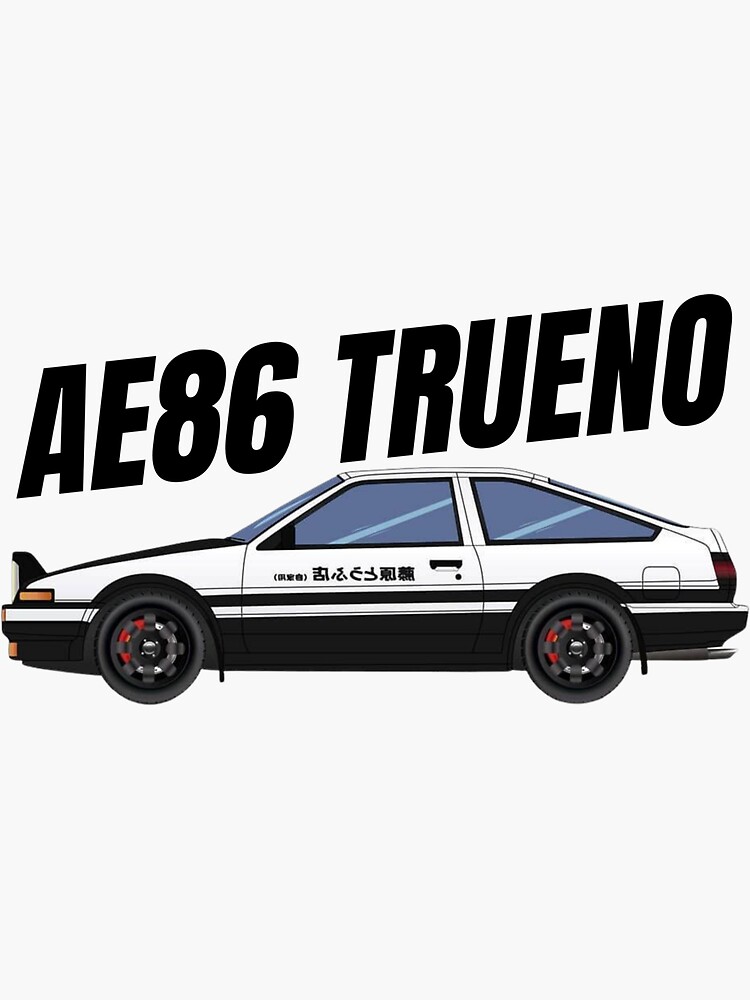 Drifter Ae86 trueno INITIAL D Sticker