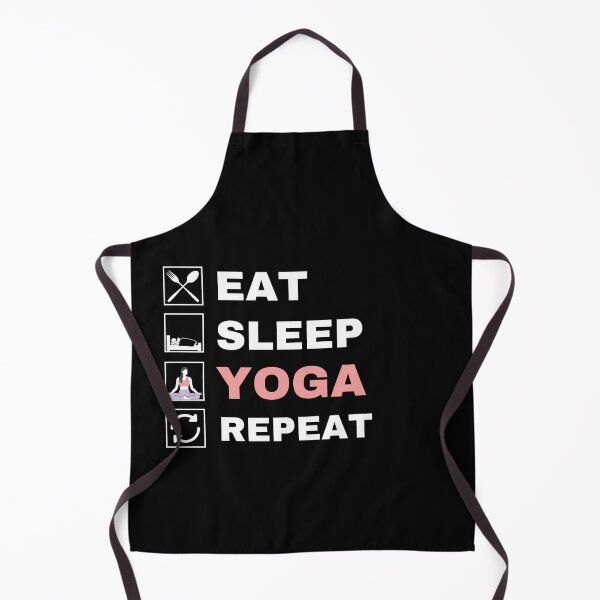 Item preview, Eat sleep yoga repeat designed and sold by Hoetoons.