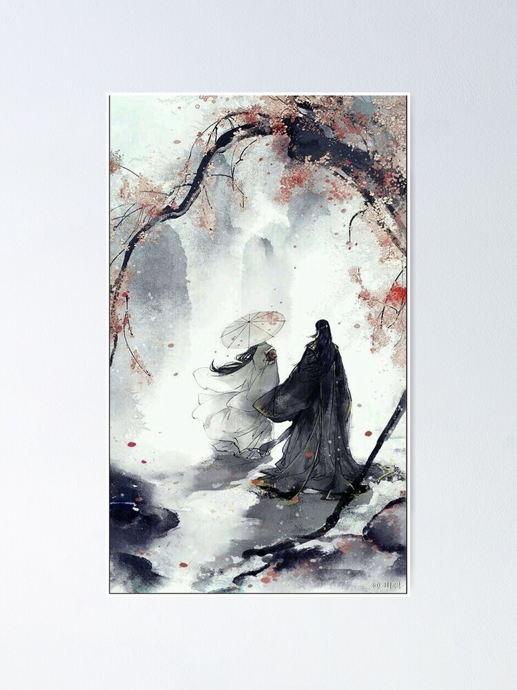 Anime Mo Dao Zu Shi Canvas Painting Wall Art Wei Wuxian Lan Wangji Prints  and Posters