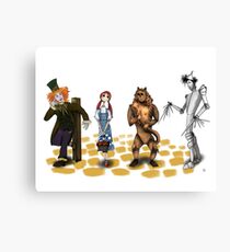 The Wizard of Oz Tim Burton Style Canvas Print