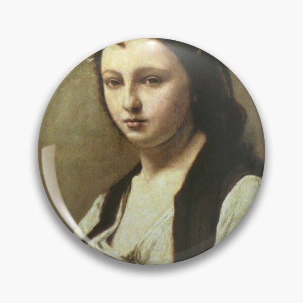 Item preview, Jean-Baptiste-Camille Corot - Woman with a Pear designed and sold by Vivanne-art.