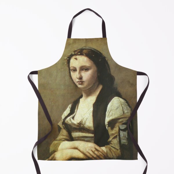 Item preview, Jean-Baptiste-Camille Corot - Woman with a Pear designed and sold by Vivanne-art.