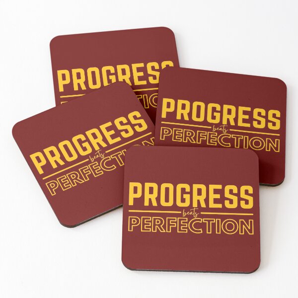 Item preview, Progress Beats Perfection designed and sold by cafeteeria.