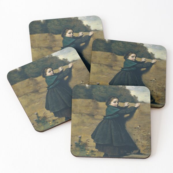 Item preview, Jean-Baptiste-Camille Corot - The Curious Little Girl designed and sold by Vivanne-art.