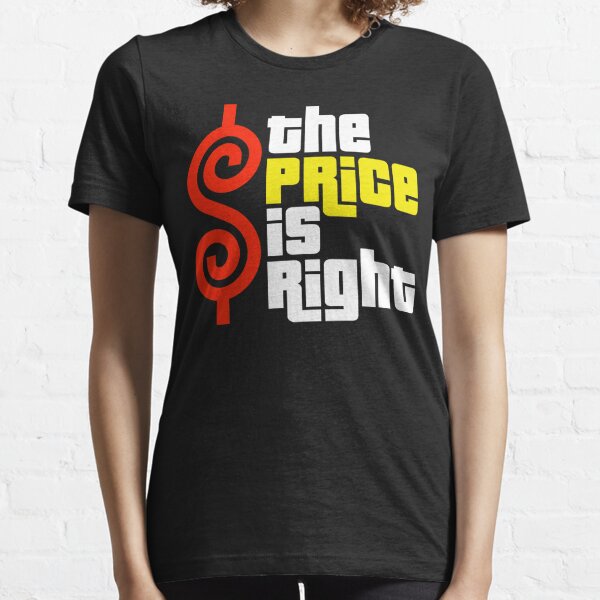 The Price Is Right Game Show Contestant Designer T Shirt T-shirt Tshirt