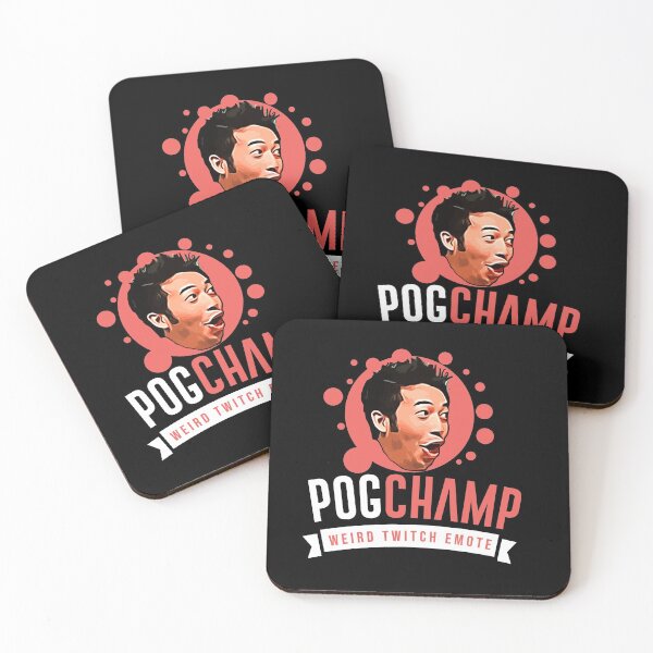 Artikelvorschau, Pausechamp zuckendes Emote - PogChamp T-Shirt - Aufkleber entworfen und verkauft von dearlydesigns.
