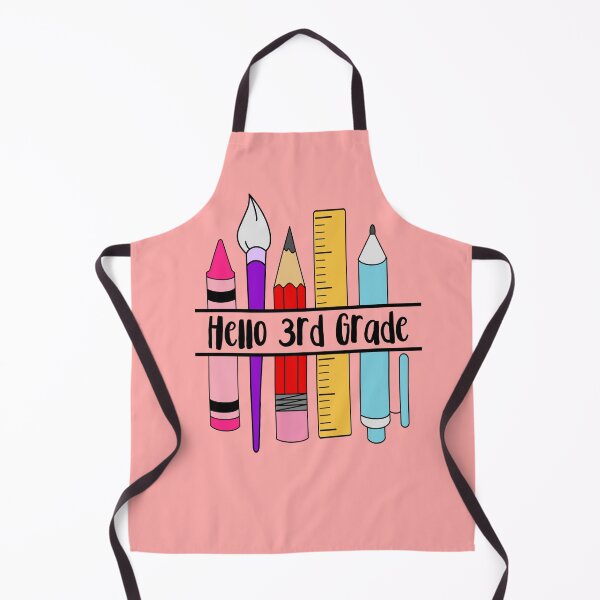Item preview, hello 3rd grade for the first day back to school designed and sold by champagnemoment.