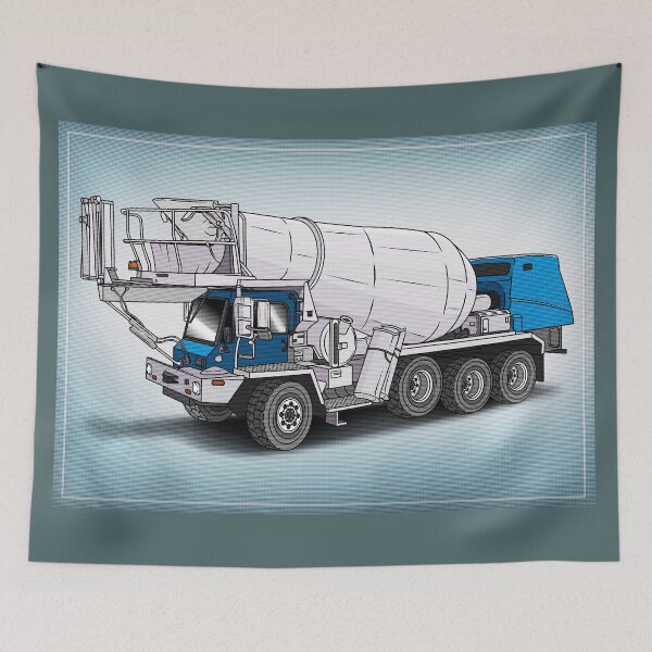 Item preview, Cement Truck Blueprint designed and sold by JDM Guyvit.
