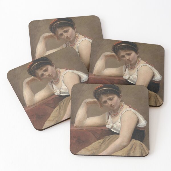 Item preview, Jean-Baptiste-Camille Corot - Interrupted Reading designed and sold by Vivanne-art.